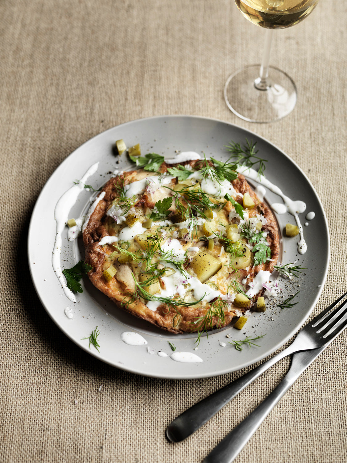 Recipes - Smoked Sturgeon and Potato Frittata Recipes - Smoked Sturgeon and Potato Frittata